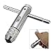 Adjustable 5-12mm T-Handle Ratchet Tap M5-M12 Wrench Metric Hand Thread Tap ... (M5-M12)