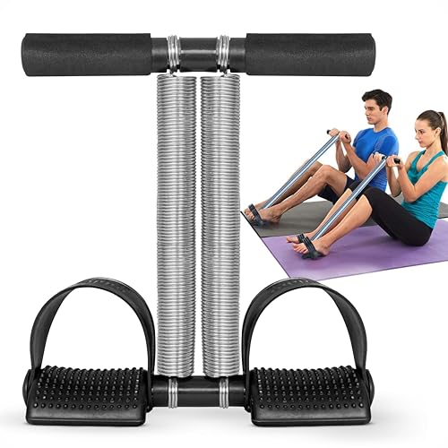 Rylan Double Spring Tummy Trimmer Men and Women for Abs Workout Stomach Exercise Machine for Women and Men Exercise in Gym, Home for Abdominal, Belly Exercise Waist Trimmer, Black