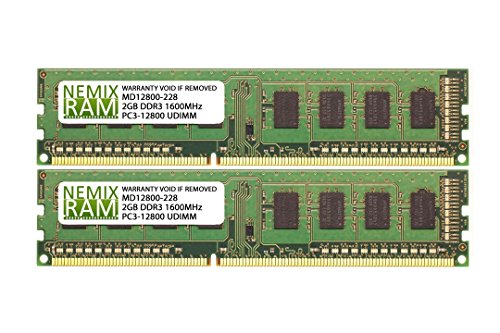 4 GB (2 x 2gb) ddr3 ? 1600 MHz pc3 ? 12800 ECC UDIMM 2rx8 1.5 VAobt@[hfXNgbvPCp