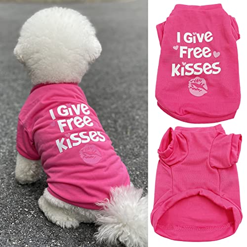 Generisch Bonita camiseta transpirable con estampado para mascotas, para verano, para perros (negro, L)