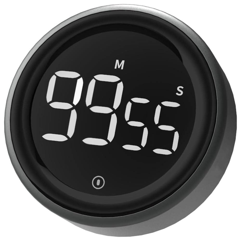 UDSKNV[KSL Digital Kitchen Timer with Visual Countdown, Loud Alarm, Count Up Functionality and Magnetic Backing- for Enhanced Cooking and Baking Experience