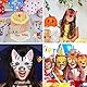 16 Stück Tiermasken, Party Animals, Dschungel Deko Geburtstag, Tiermasken Für Kinder, Dschungel Deko, Tiermasken Zum Bemalen, Tiermaske, Pferdemaske, Verkleidungskiste Für Kinder, Safari Deko