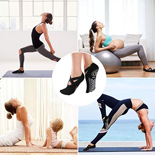 Yoga-sokken voor dames, antislip, pilates, barre, fitness, blote voettraining, antislip sokken - Image 8