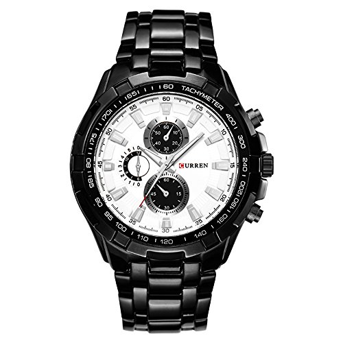 Image of CURREN Watches Men,Sports Waterproof Stainless Steel Quartz Wrist Watch for Men and Boys