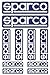 Sparco s09003 Kit di 10 Adesivi