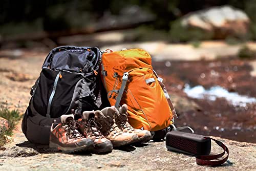 Philips TAS4807B/ Enceinte sans Fil Noir, Protection Contre La Poussière/Eau, Basses Puissantes, Micro Intégré pour Les Appels, 12 Heures De Musique, Appels Mains Libres avec Assistant Push-to-Talk