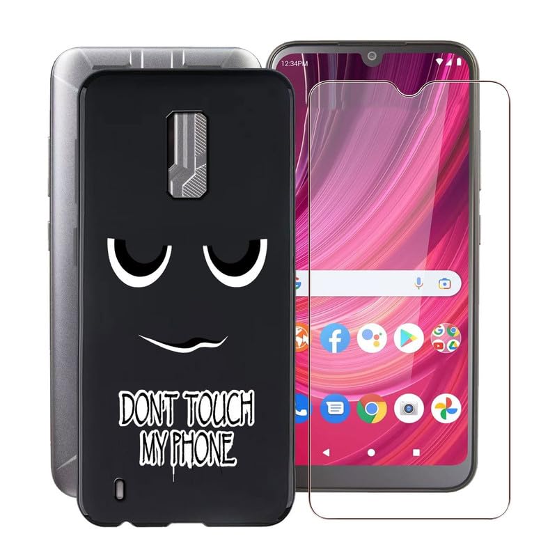 ZXLZKQ Cover per BLU View 4 (6.1), Custodia per Telefono Ultrasottile Antiurto e Antigraffio, Morbido Silicone TPU Nero Protettiva Case per BLU View 4 - Nero