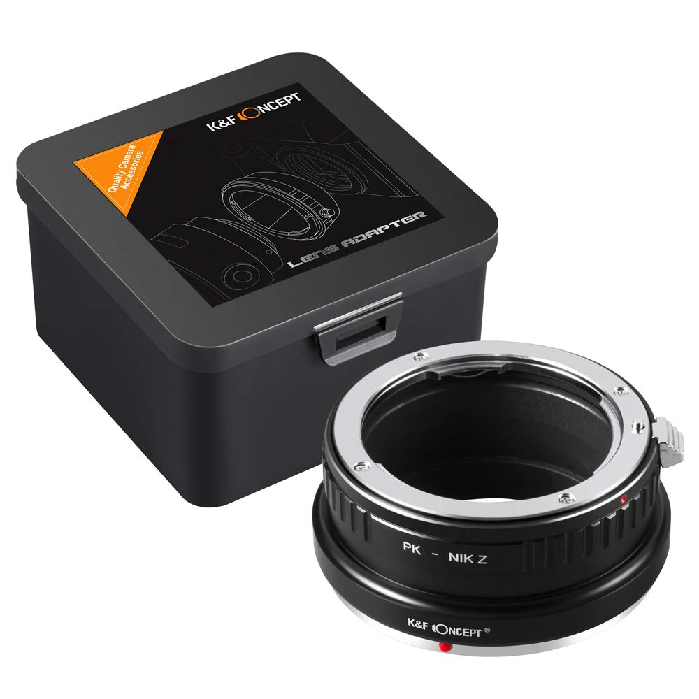 Qiilu Adapterring PK-NIK Z | Für Pentax PK-Objektiv An Nikon Z-Kamera | Aluminiumlegierung