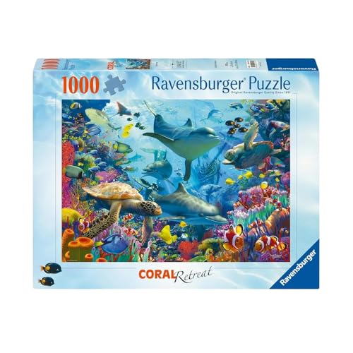 Ravensburger Coral Reef Retreat Puzzle de 1000 pièces pour Adultes et Enfants à partir de 12 Ans