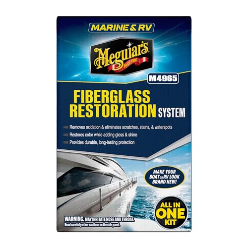 Meguiar’s Marine/RV Fiberglass Restoration System, M4965, 3-...