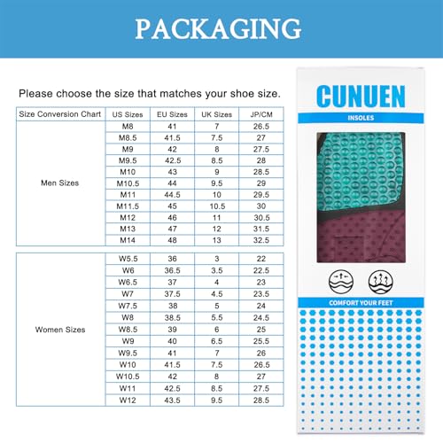 Image of CUNUEN Boot Insoles for Ariat Replacement Inserts Sole