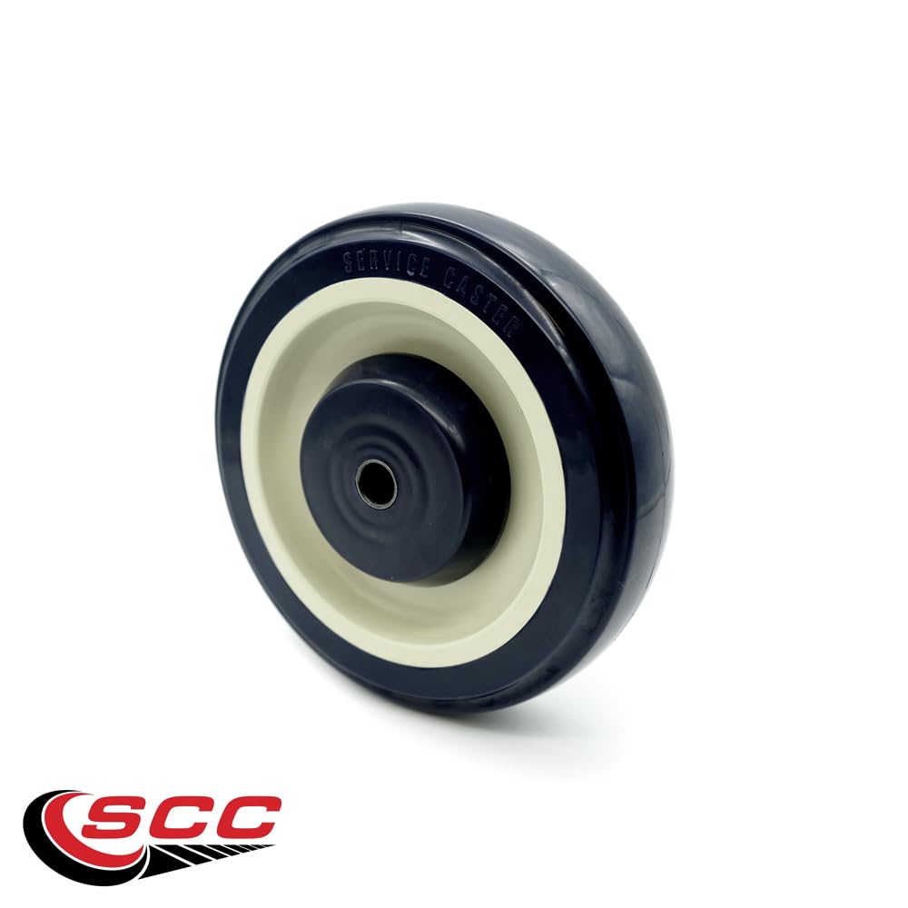 Service Caster Replacement Wheel for Magliner Gemini Convertible Trucks and Six Wheel Folding Platform Truck Extension - 5 Inch Polyurethane, 250 lbs. Capacity - 131020W