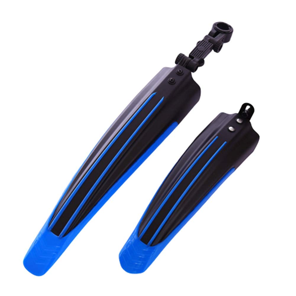 DYTWXG Fahrradschutzblech Fahrradschutzblech Mountainbike Kotflügel Set Schutzbleche Fahrradschutzblech Flügel für Fahrrad Vorder- und Hinterradschutzbleche (Color :Black Blue)