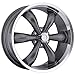 Vision Legend 6 142 Series Gun Metal Machined Lip Wheel (22x9.5"/6x139.7mm)