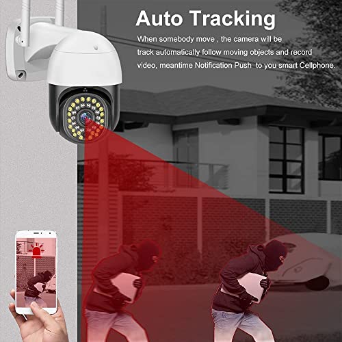Image of Eyetech 360 WiFi 1080p 3MP 360 Degree Pant Tilt Smart Ptz Wireless Security Camera Outdoor Security Motion Detection,Two Way Audio,Light Vision, Watch Live View Camera Home Office Surveillance (K-804)