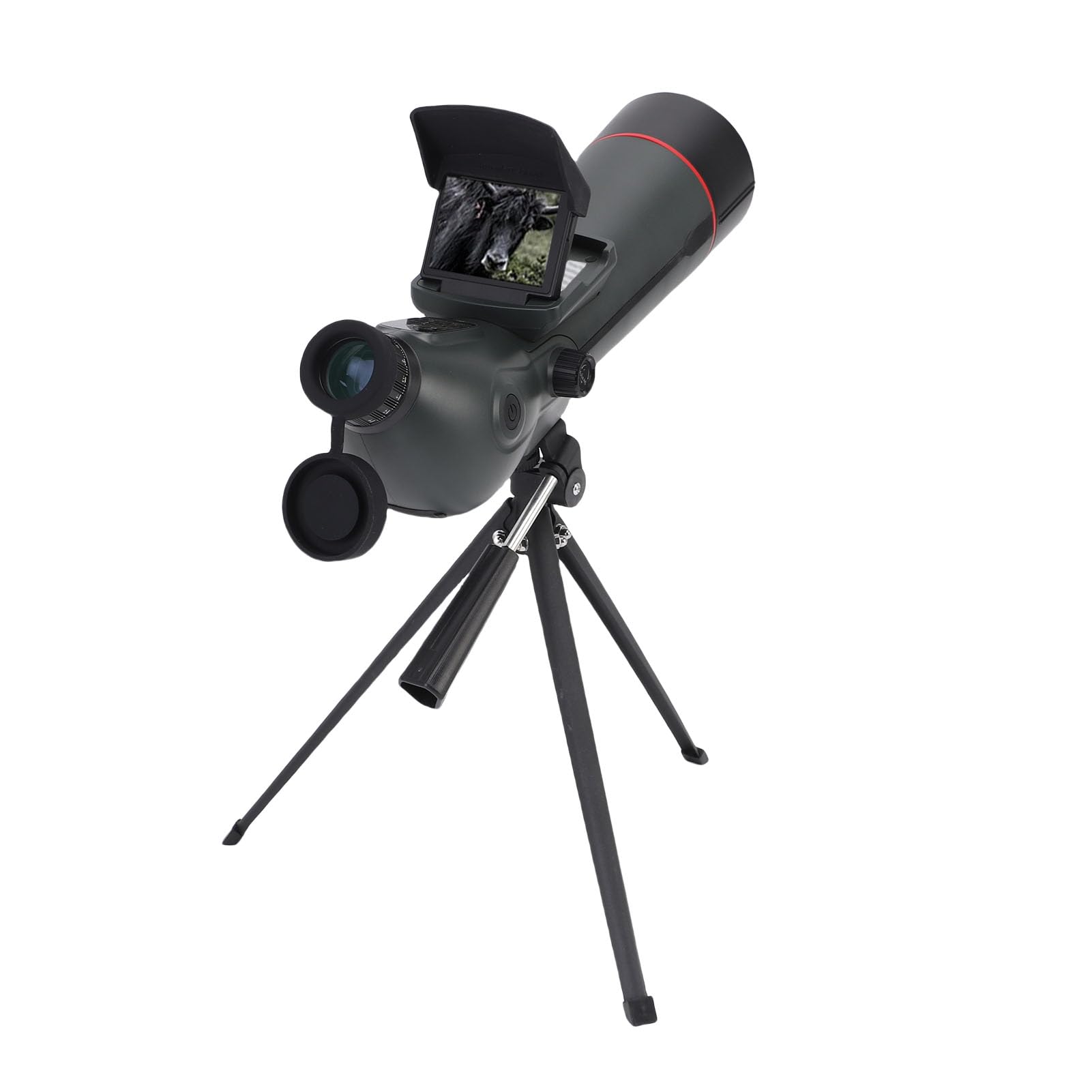 4K Spotter Scope Dual-Bildschirm F4.0-Blende Optisches Glas Vogelbeobachtung