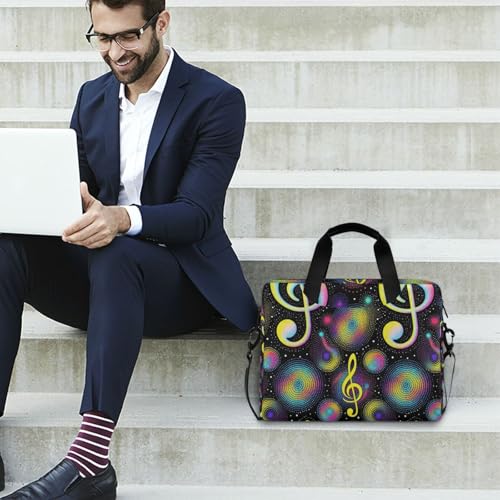 Funda para portátil 15.6" negra con asa y correas miniatura 3