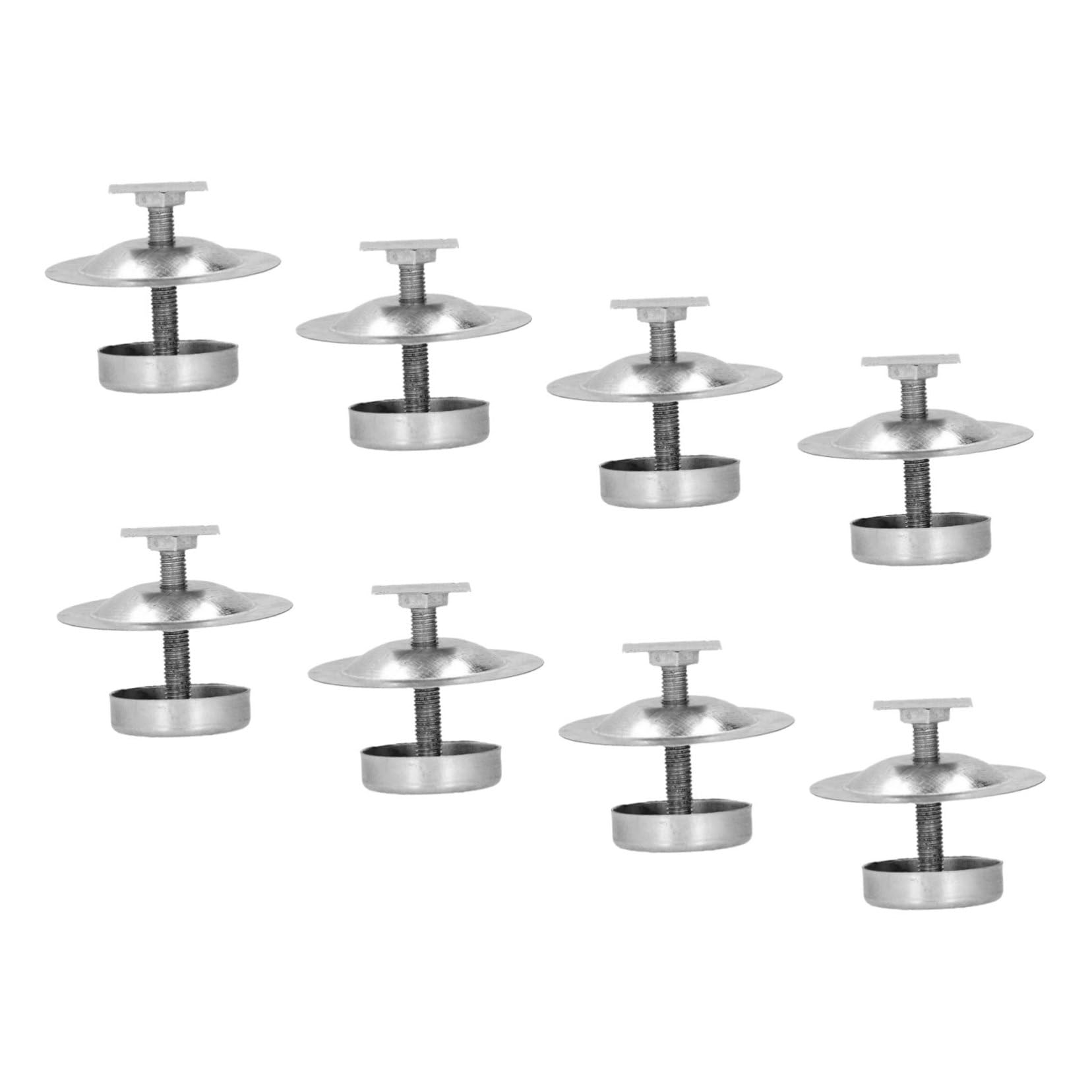 Supporto Porta Arnia 8 Pezzi in Acciaio Inox, Base Stabile