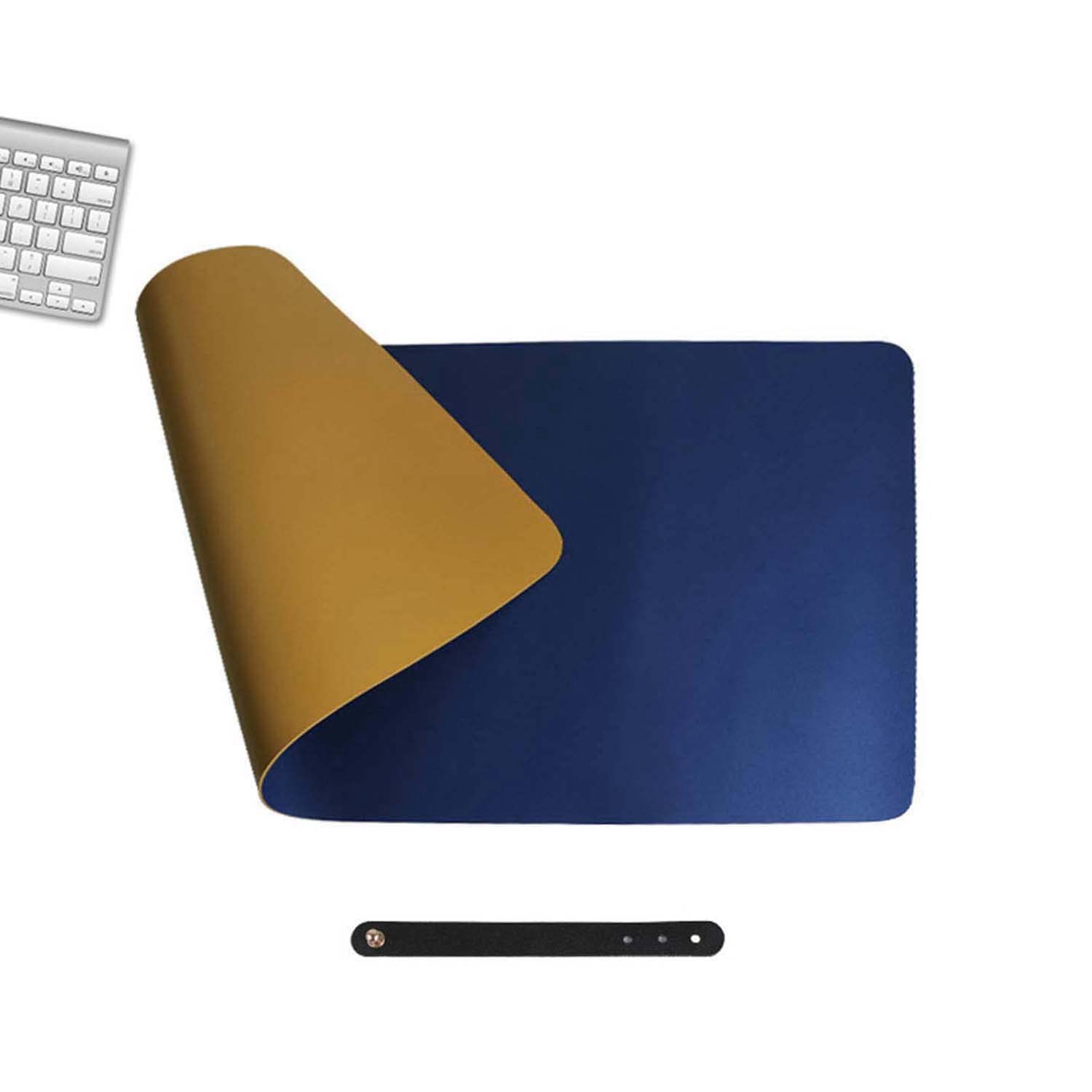 Sous-main Bureau 120x43 Cm - Cuir PVC Antidérapant, Imperméable - Protection Bureau, Tapis Souris Grand Format - 7