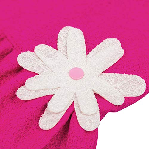 CuteBone Summer Dog Dress with Harness D-Ring for Small Dogs Wedding Cat Clothes Girl Puppy Outfit Pink Shirt Flower… - Image 5