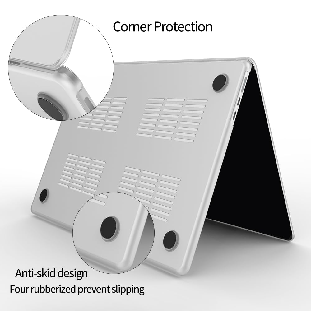Funda Compatible con MacBook Air de 13.6 Pulgadas, Modelo de versión 2025-2022, Chip A3240 M4 A3113 M3 A2681 M2, Funda rígida con patrón Impreso para MacBook Air 13.6, Flores de Cerezo A9