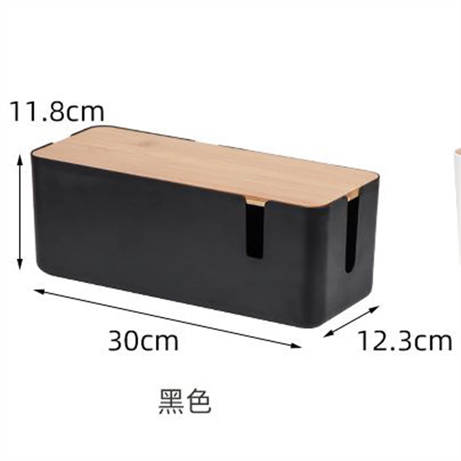 Caja de Almacenamiento de gestión de Cables, Toma de Corriente, Administrador de Placa de alimentación, Cargador, Tubo de línea de Ordenador, Caja de Cable de alimentación para Oficina en casa (B)