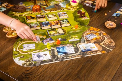 Image of Everdell Spirecrest 2nd Edition Expansion - Strategy Board Game with Big Critters, Discovery Cards, Weather & Mounts - Ages 10+, 1-4 Players