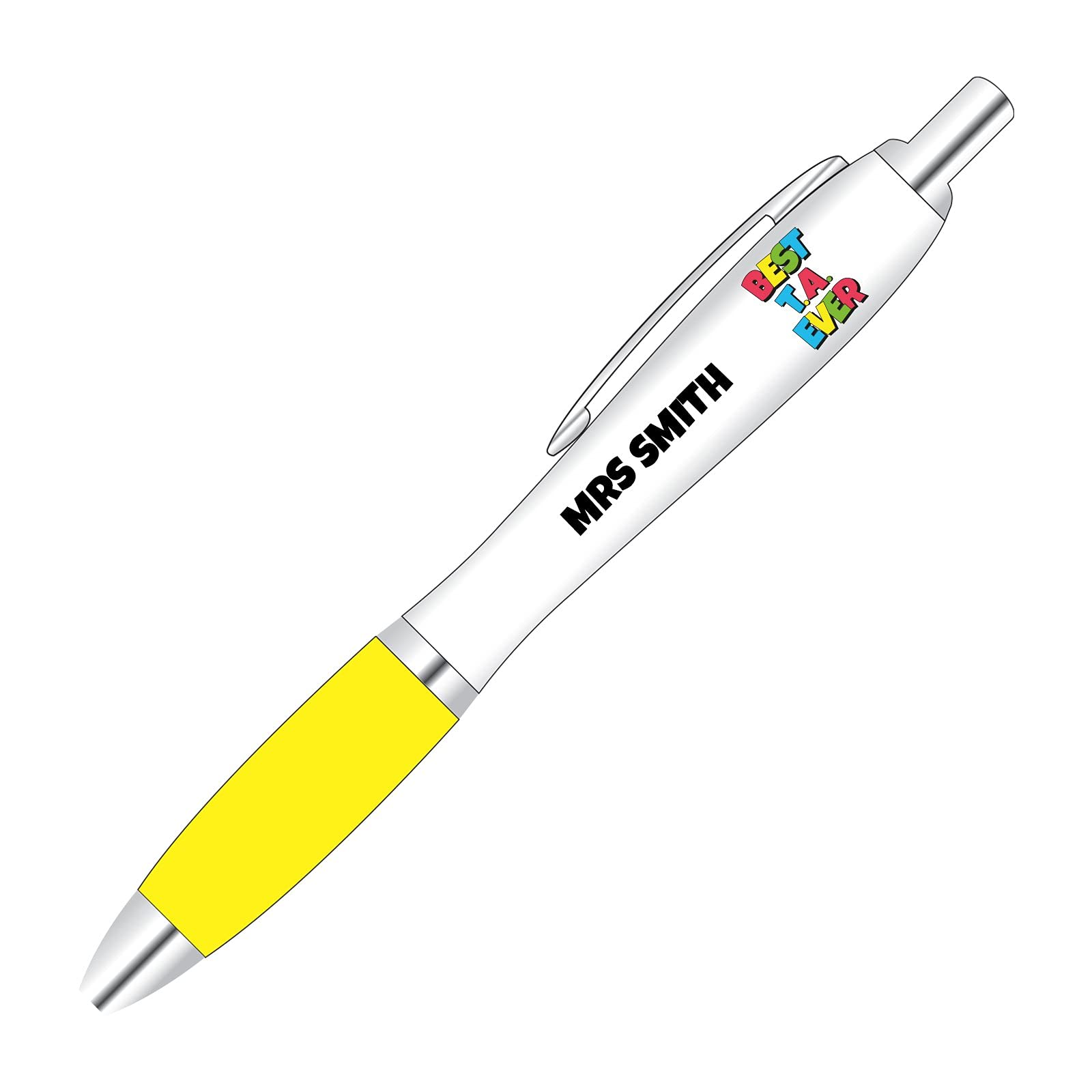 You Personalise Personalised Best Teacher and Teaching Assistant Name Pens - Best Ever โ image 1