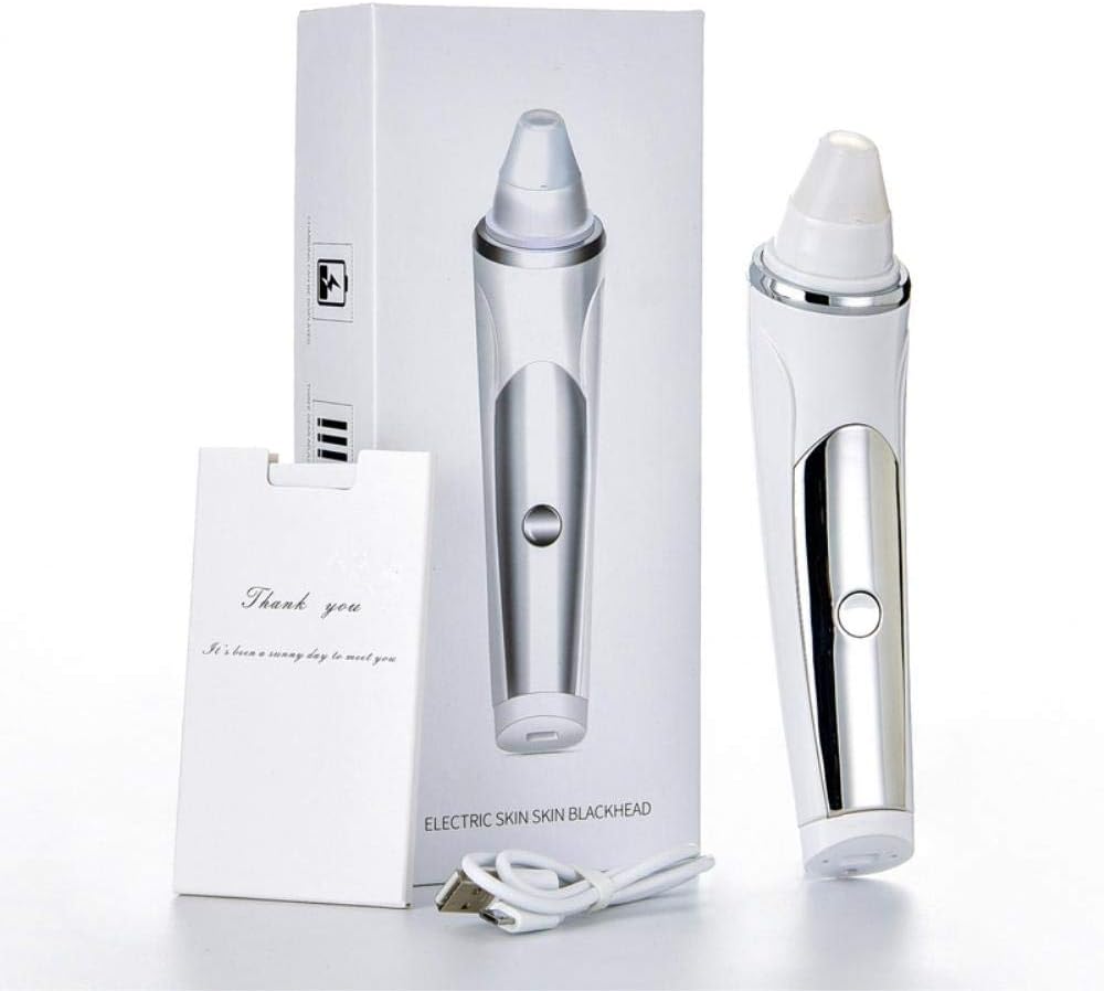 Blackhead Remover, Electric Blackhead Vacuum Pore Cleaner, Skin Facial Pore Vacuum Cleaner with 4 Replaceable Suction Probes, Facial Skin Comedo Cleaner for Women & Men