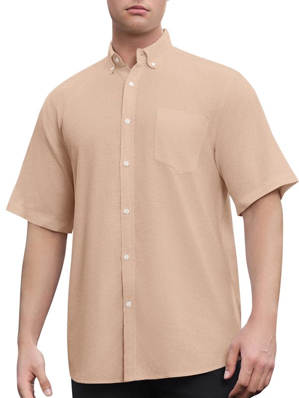 Amazon.com: Sedyrak Regular Fit Mens Linen Cotton Short