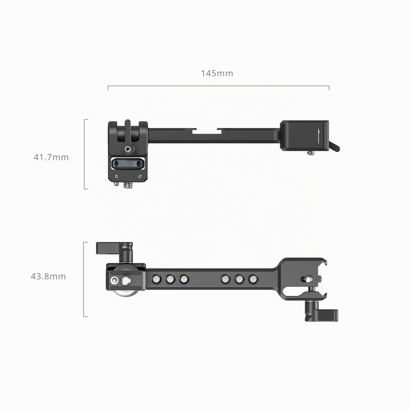 SMALLRIG Support de moniteur de caméra réglable avec fixation rapide OTAN pour DJI RS 2 / RSC 2 / RS 3 / RS 3 Pro/RS 3 Mini/RS 4 Mini - 5337