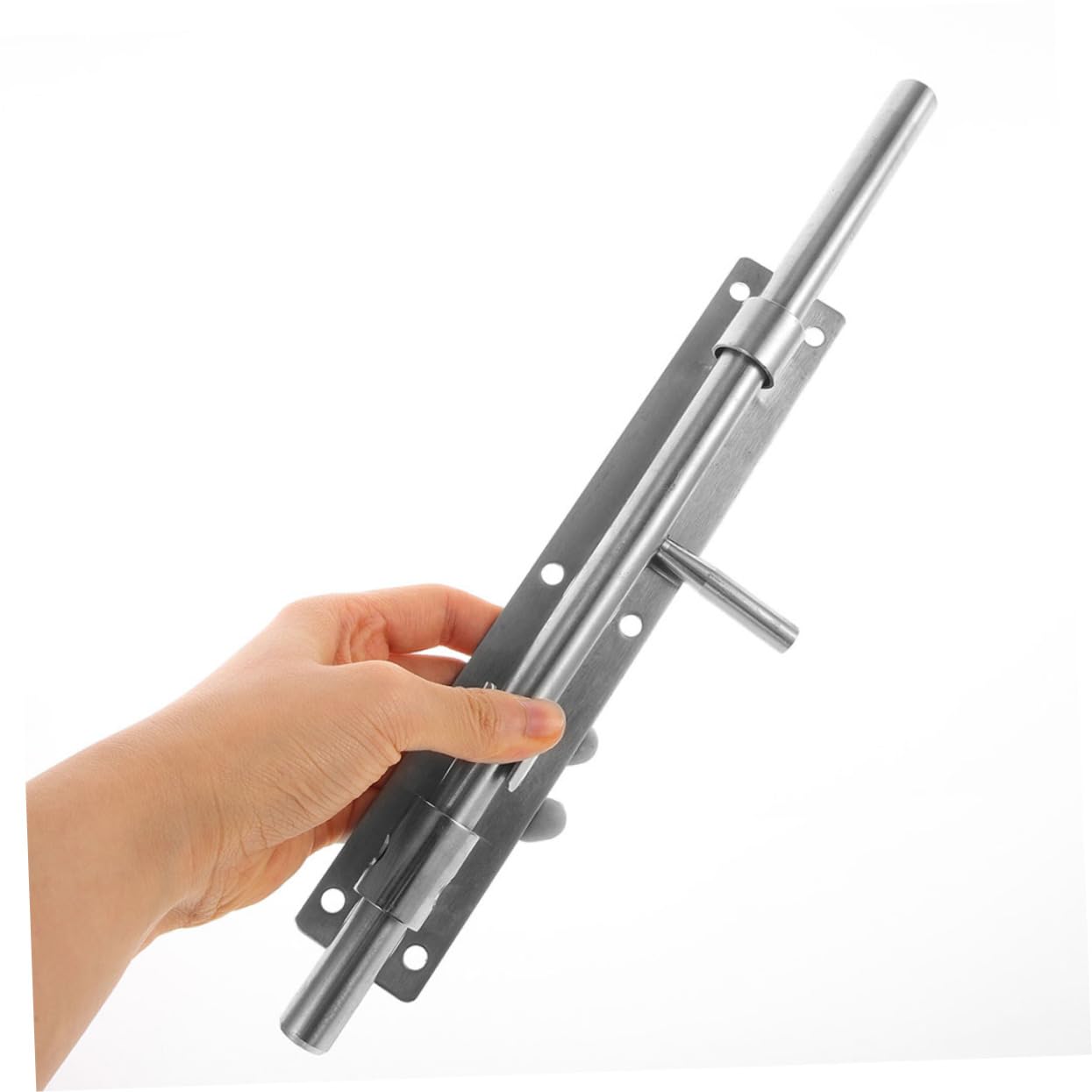 Verrou en Acier Inoxydable Argenté 2 Pièces, 216 Mm