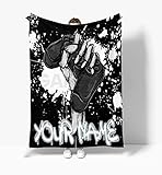 Personalized Customized Fleece Blanket - Game Gaming Controller Custom Name Size |30x40| |50x60| |60x80| Best for Home Bed Sofa Decorations and Gift