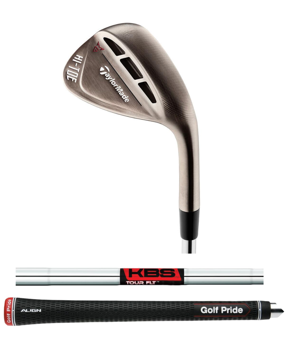 TaylorMade Hi Toe 2 58* Low Bounce Wedge, KBS Tour FLT 120 Stiff Flex