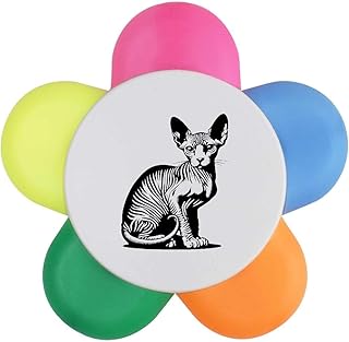 Azeeda 'Sphynx Cat Sitting' Flower Shape High...