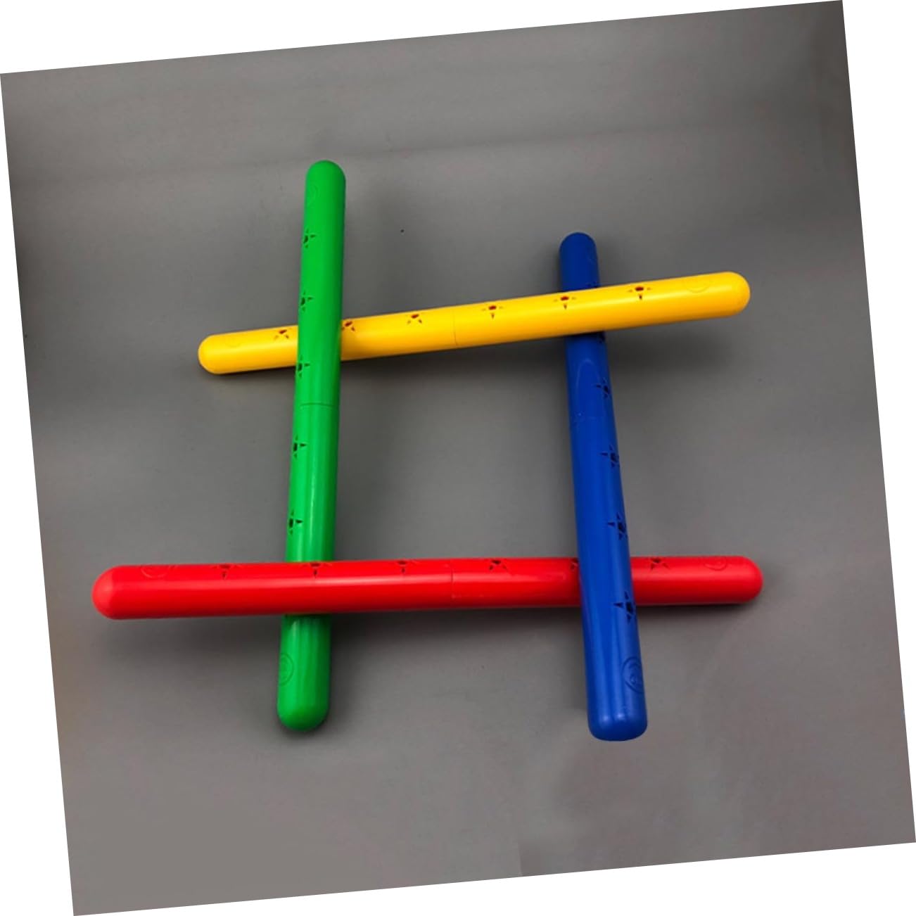 GANAZONO 3 Pièces Bâton De Gymnastique pour Relais Course Baguette De Compétition Légère Et Portable Facile à Transmettre
