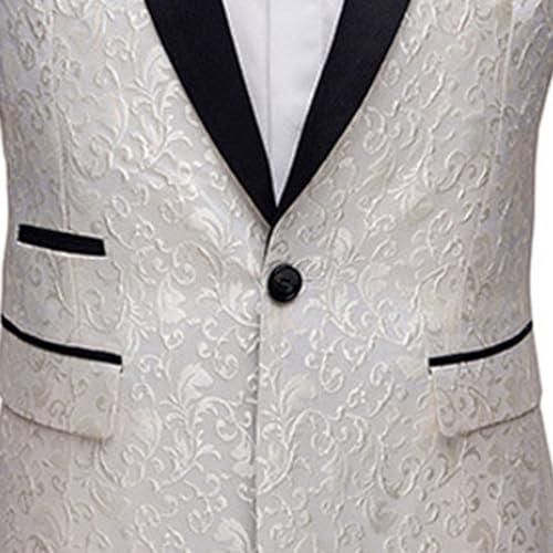 Paisley Shawl Lapel Suits Blazer Jacket Men Suit Jacket Blazer Shawl Lapel Men's Floral Tuxedo Suit Jacket4