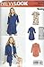 Produktbild New Look Schnittmuster 6449 A Misses 'Easy Shirt Kleid und Knit Kleid, Weiß