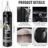 XDDIAS Punching Bag with Stand, 70'' Freestanding Punching Bag for Adult, Heavy Boxing Bag with Suction Cup Base Kickboxing Bag for MMA Muay Thai Fitness