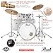 Pearl Export 5 Piece Drum Set Pure White - Hardware And Sabian Cymbals (EXX725NPX/C33)