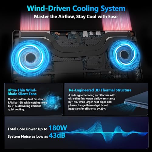Image of Thunderobot Radiant 16S R9 5070 300Hz Gaming Laptop, 16 inch QHD+ 2.5K, AMD Ryzen 9 9850HX, GeForce RTX 5070, up to 300Hz Hummingbird Display, 64GB DDR5, 2TB SSD, RGB Backlit KB, Wi-Fi 6, Win 11 Home