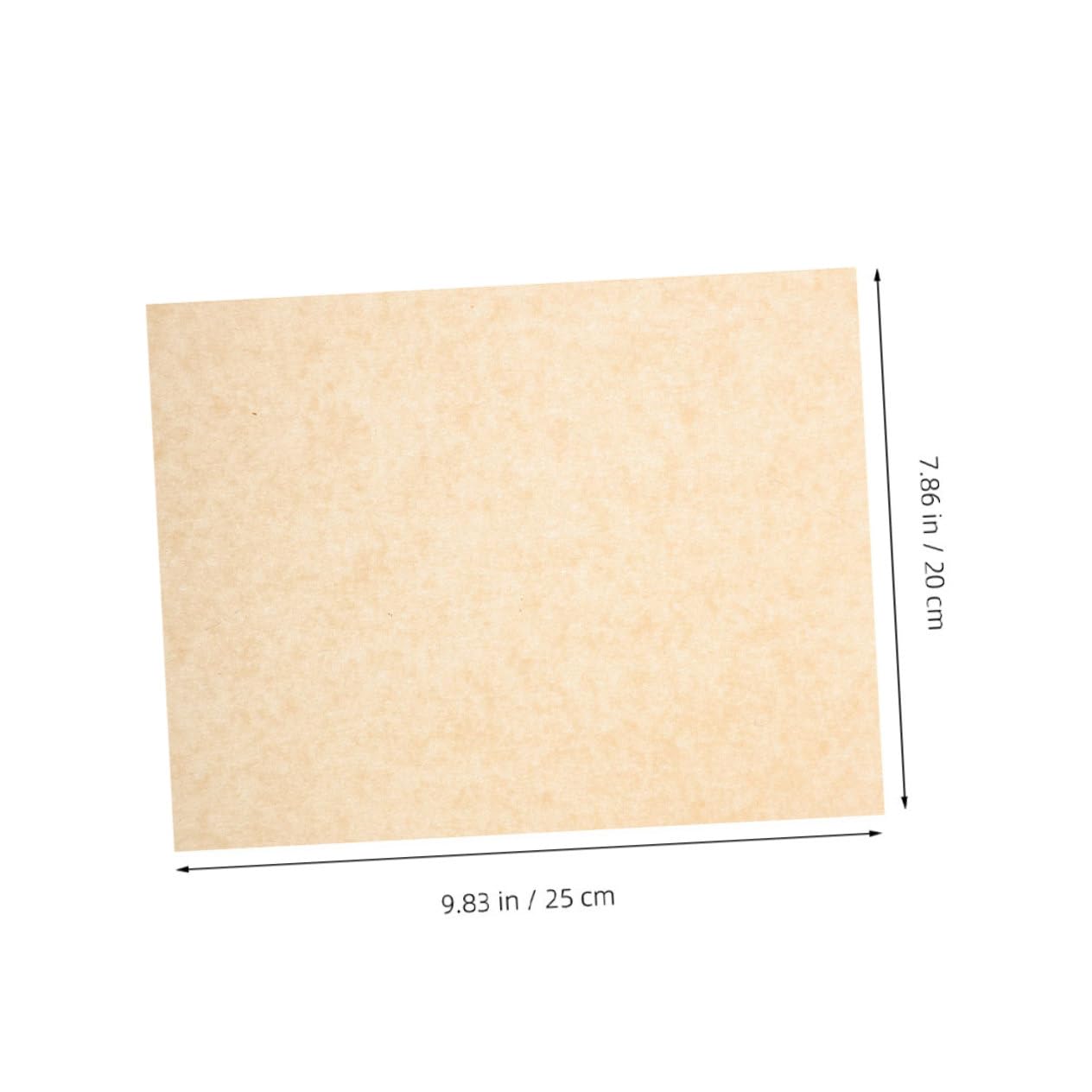 SOIMISS 500pezzi Carta Kraft Resistente Al Grasso Per Alimenti Carta Da Forno Antiaderente Ispessita Per Pizza Barbecue e Cottura Al Forno Per Cibi Fritti