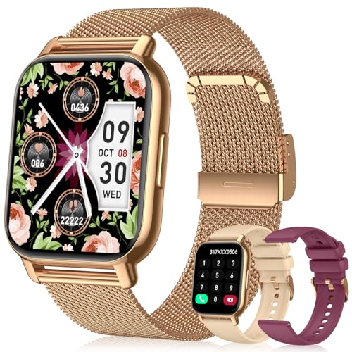 Smart Watch for Women with 3 Bands