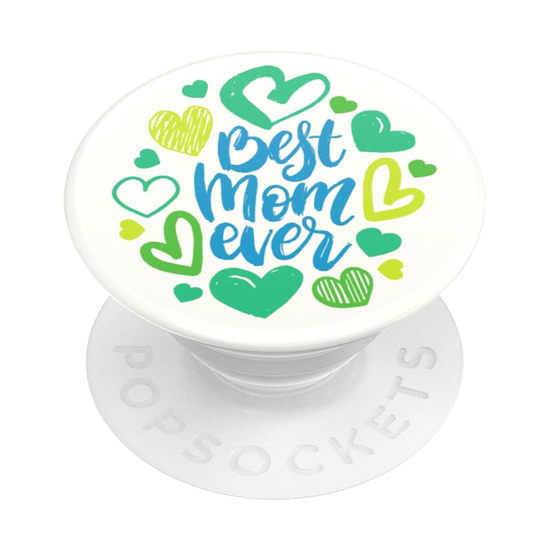 Image of POPSOCKETS Phone Grip with Expanding Kickstand, PopSockets for Phone - Best Mom Green