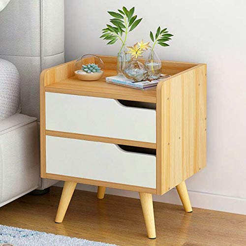 Tuba Art Solid Wood Bedside Table for Bedroom | Wooden...