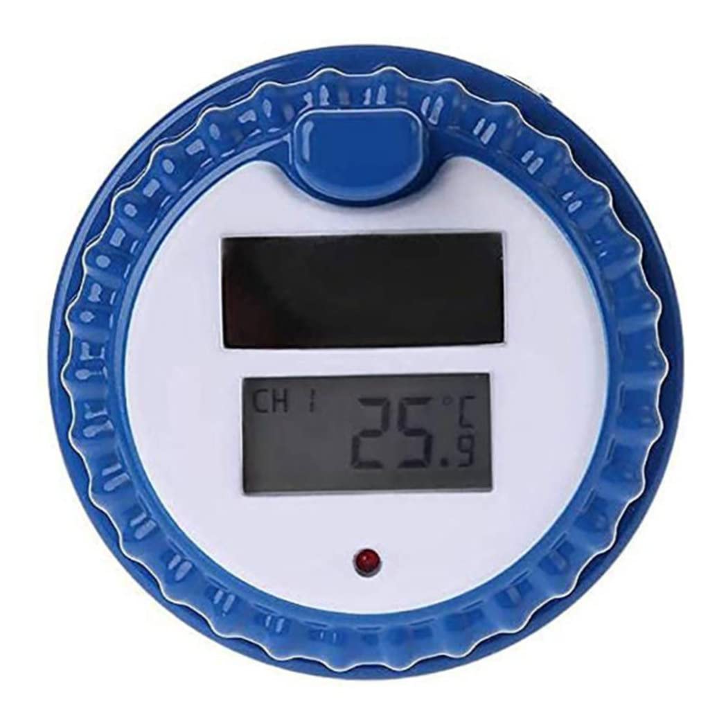 MILEVO Thermomètre à Eau Flottant Thermomètre de Piscine Solaire Outils de Mesure de la température de l'eau Flottante numérique