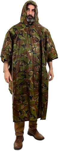 Miniatura 5 de Arcturus - Poncho ligero de nailon Ripstop con capucha ajustable