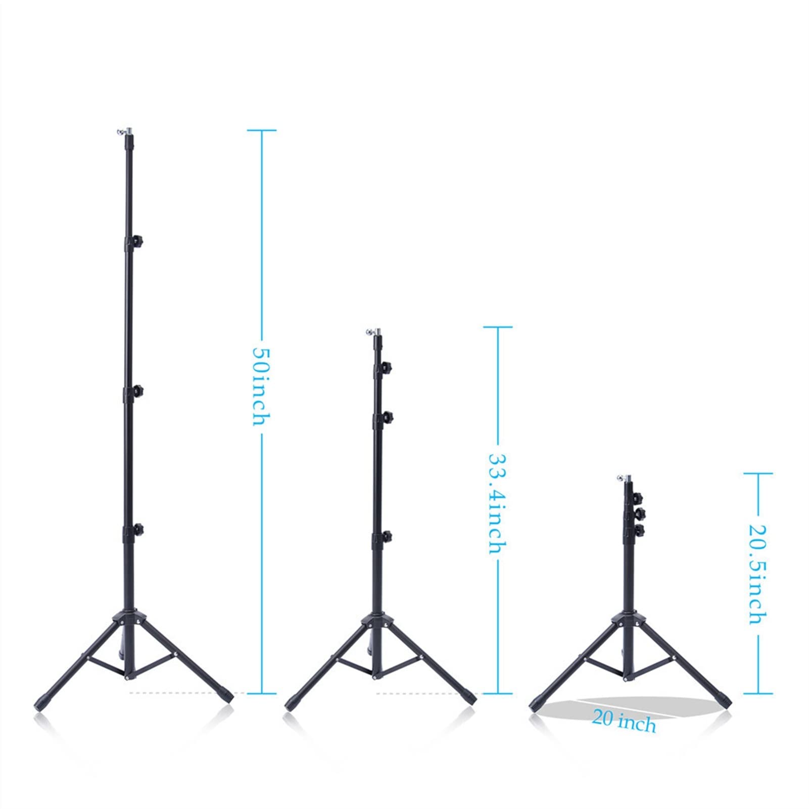 Support Tablette Support de tablette debout au sol, support de trépied de tablette réglable en hauteur, support universel de tablette de tablette pliable for la plupart des smartphones et tablettes Su