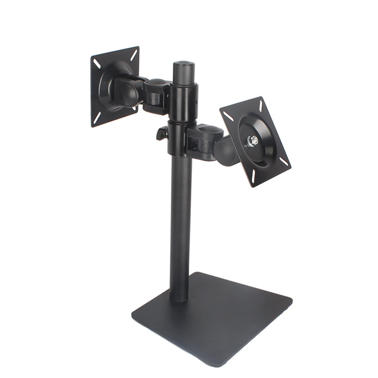 asdchZen Dual Monitor Stand,Monitor Stands For 2 Monitors,Computer Monitor Arm With Swivel,Tilt,Height Adjustable,Fits 10-24 Inch Monitor