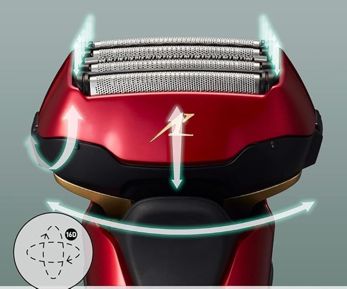 Replacement Shaver Outer Foil+Inner Blade Cutter for Panasonic ES-ALV6HR Men with Pop-up Trimmer Wet Dry 5-Blade Electric Razor Shaver Cutter Head Set